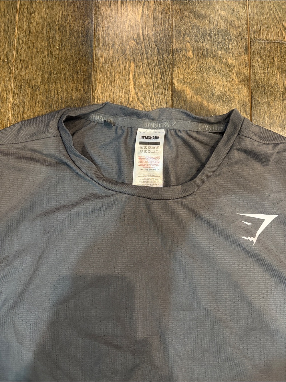 Gymshark Men’s Long Sleeve Training Tee — Dark Grey - Picture 6 of 8